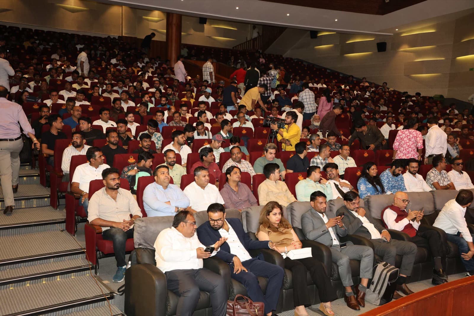 Attendees mid-session